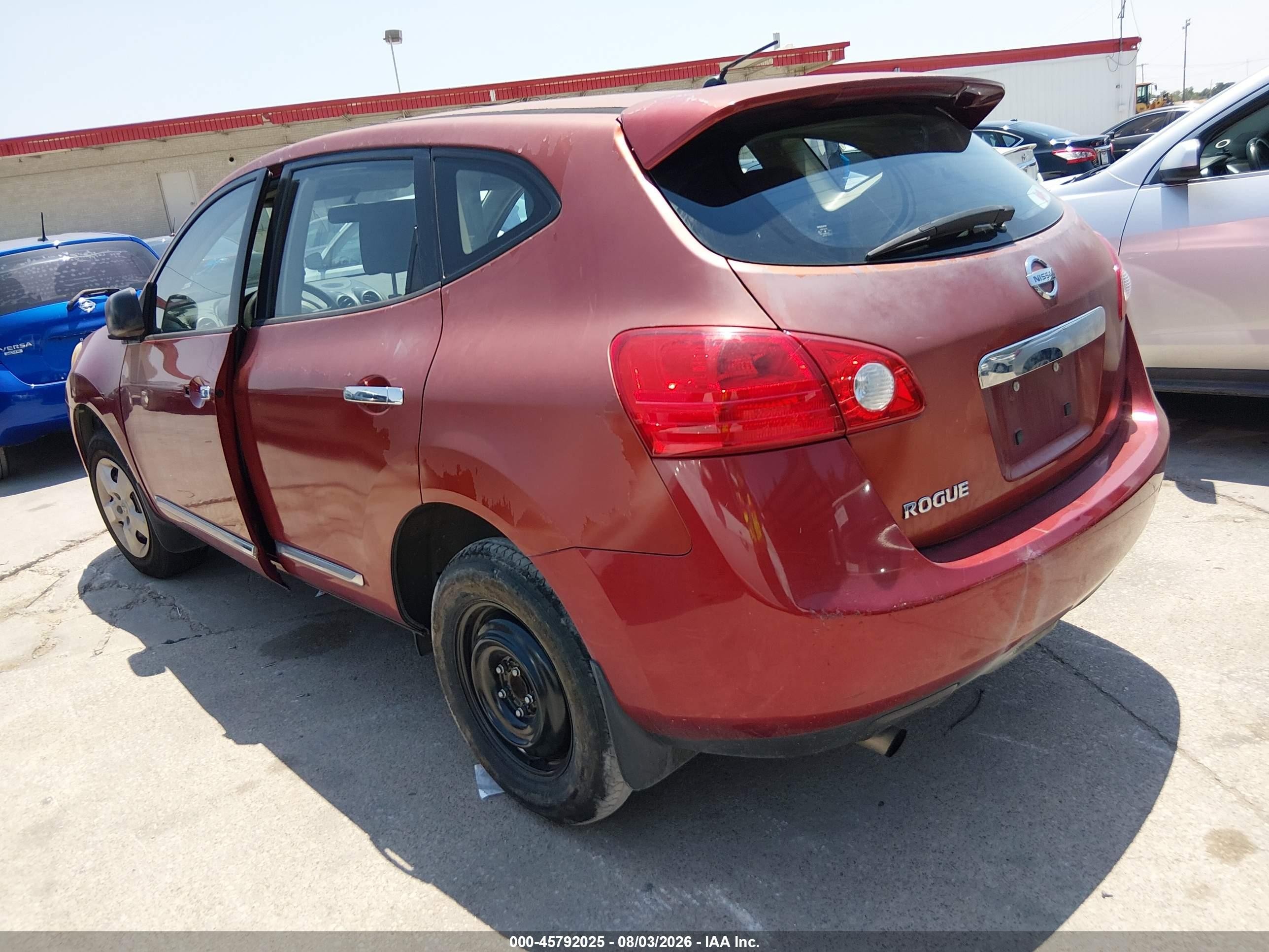2012 Nissan Rogue S Red vin: JN8AS5MT2CW283278