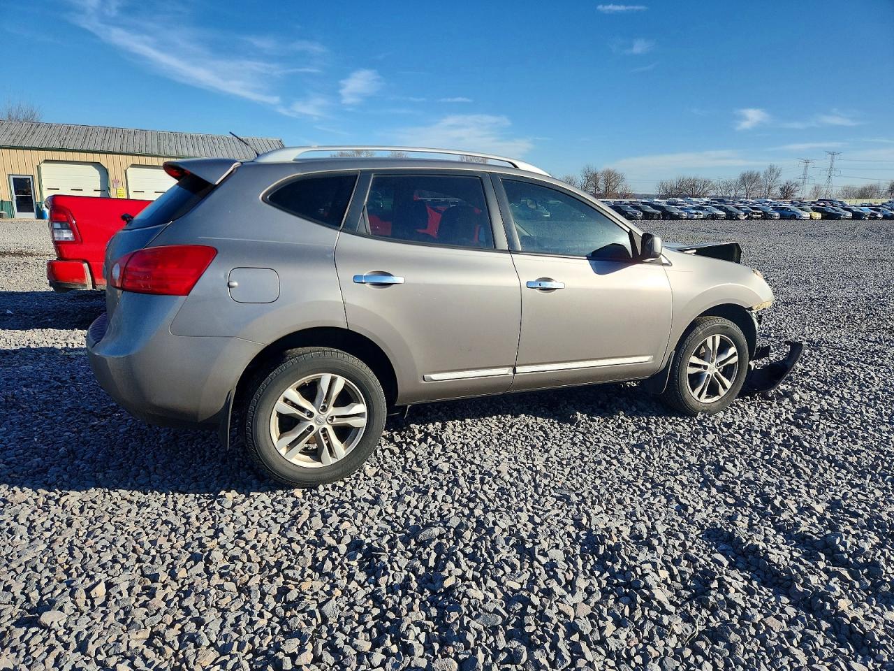 2012 Nissan Rogue S Gray vin: JN8AS5MT2CW602128