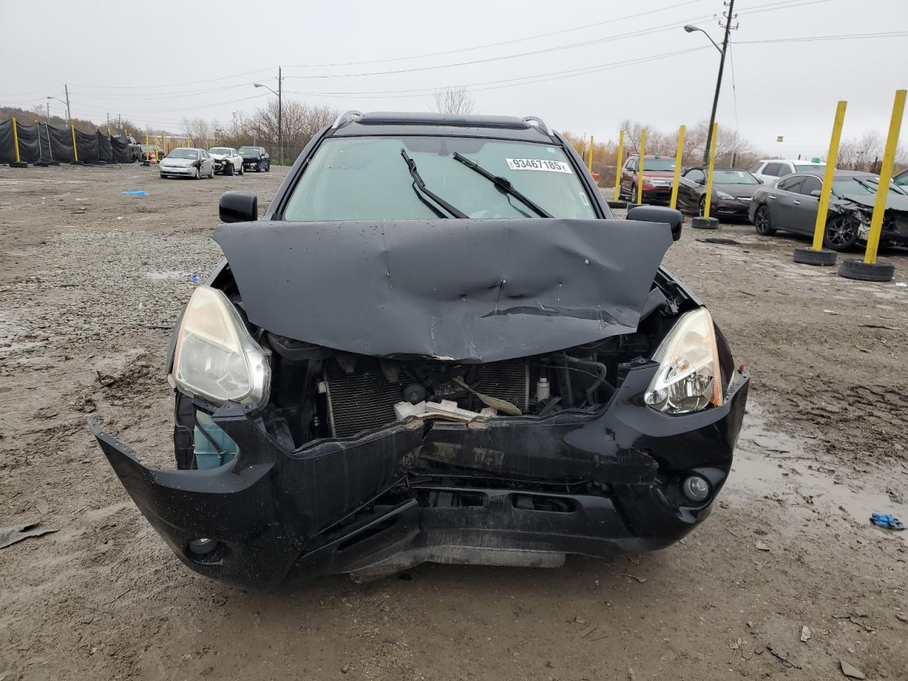 2012 Nissan Rogue S Черный vin: JN8AS5MT2CW604171