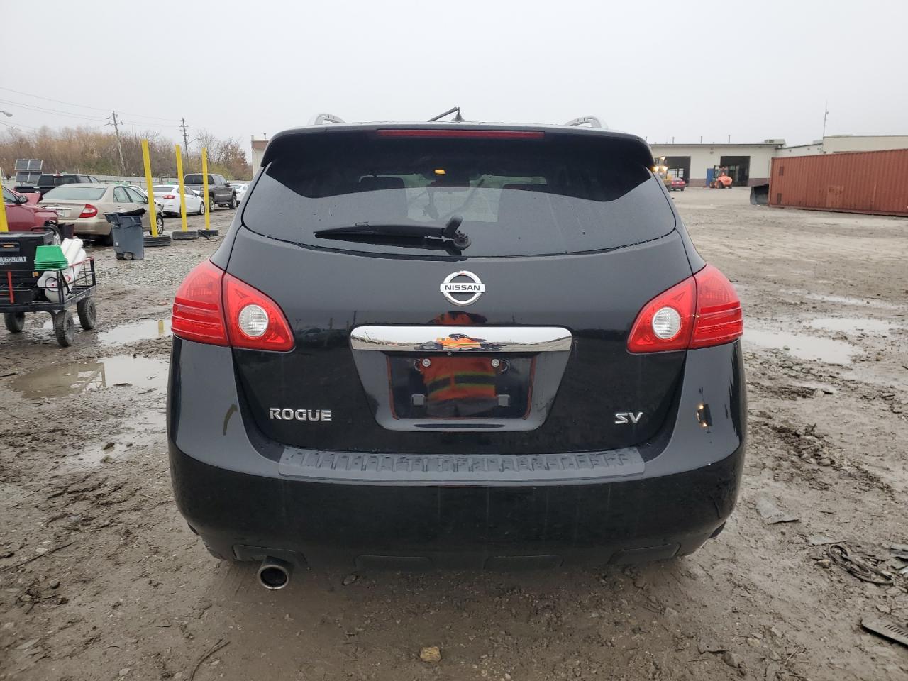 2012 Nissan Rogue S Черный vin: JN8AS5MT2CW604171