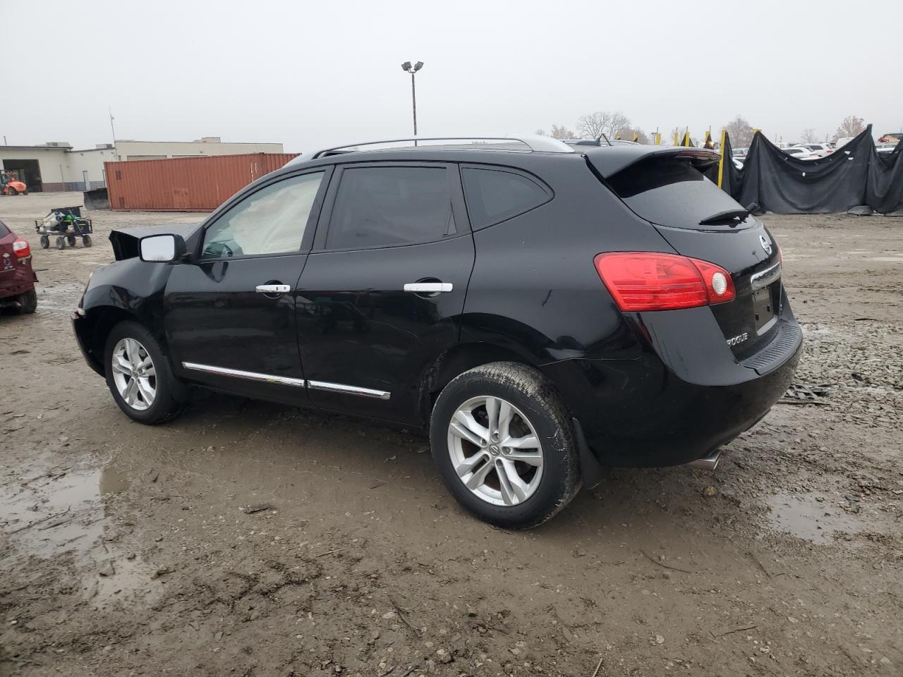 2012 Nissan Rogue S Черный vin: JN8AS5MT2CW604171
