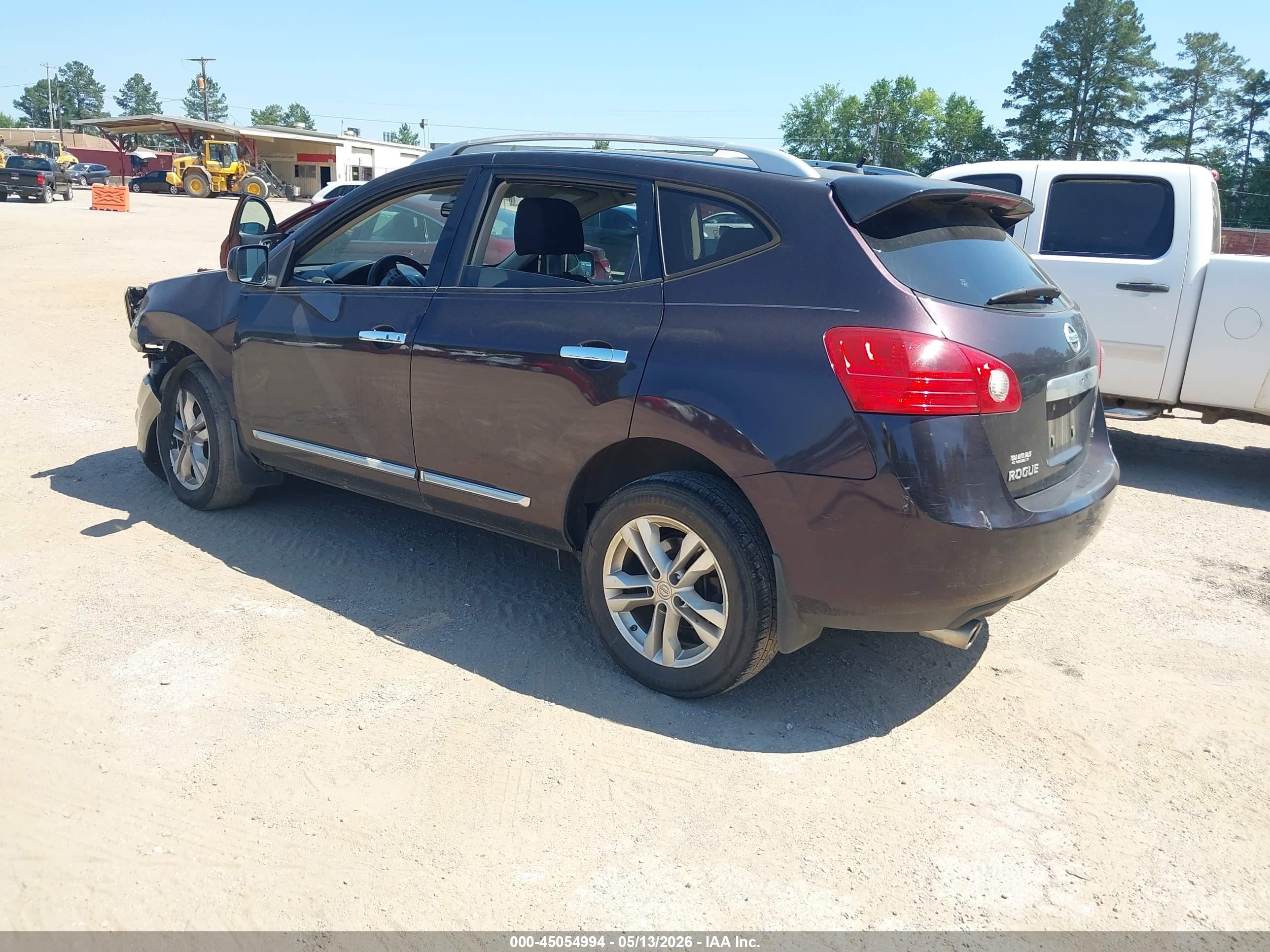 2013 Nissan Rogue Sv Burgundy vin: JN8AS5MT2DW003599