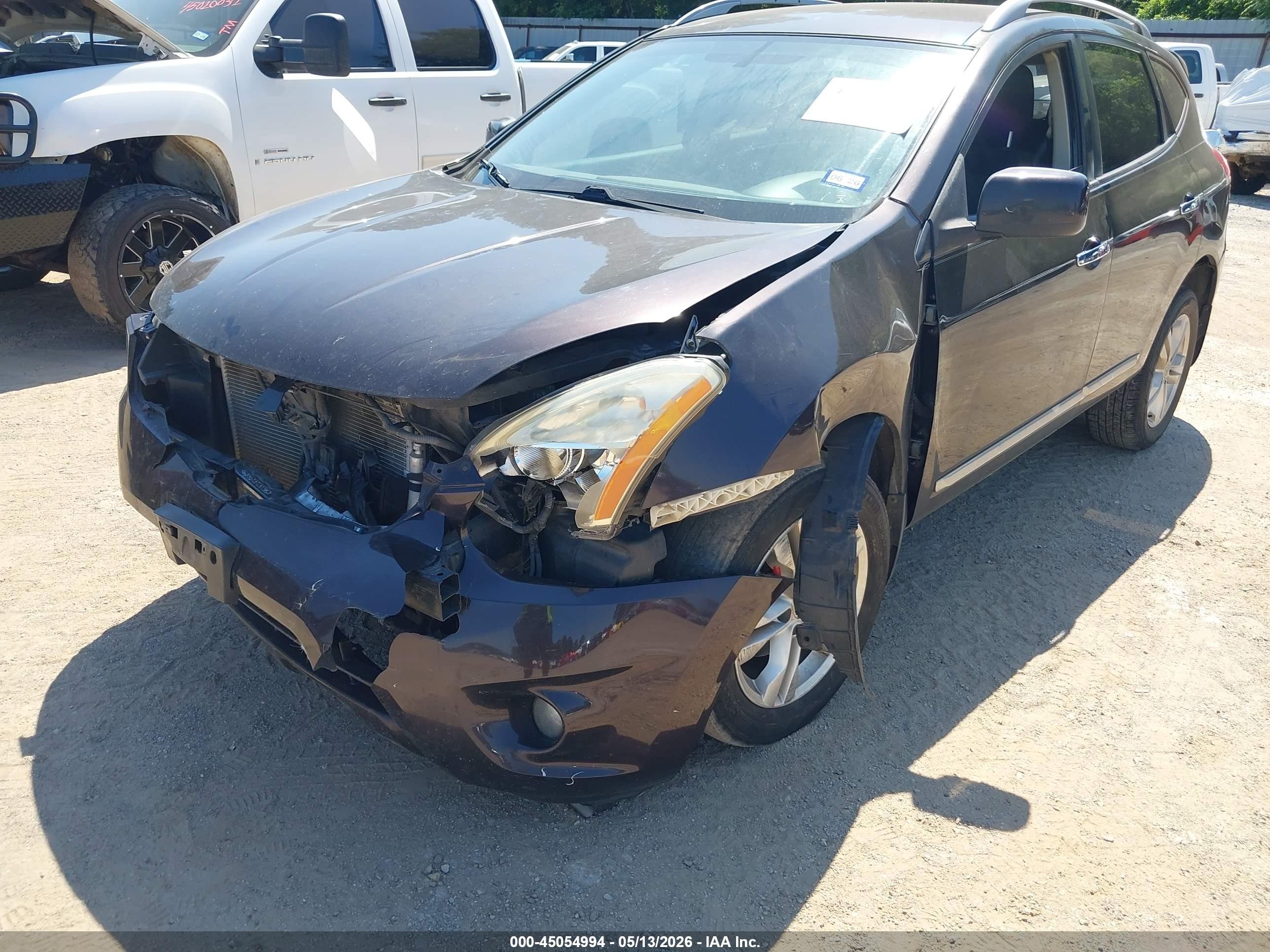 2013 Nissan Rogue Sv Burgundy vin: JN8AS5MT2DW003599