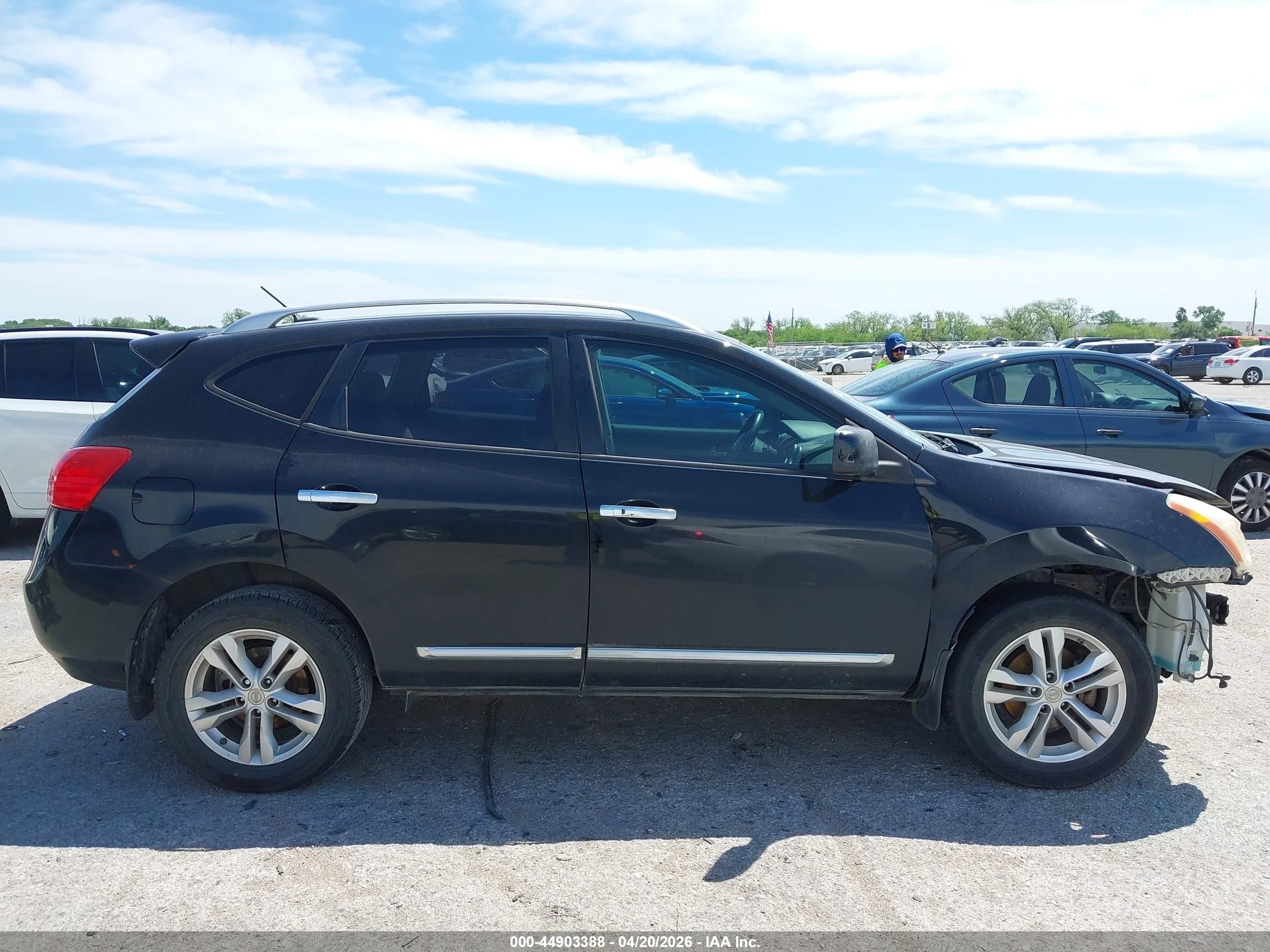 2013 Nissan Rogue Sv Черный vin: JN8AS5MT2DW018622