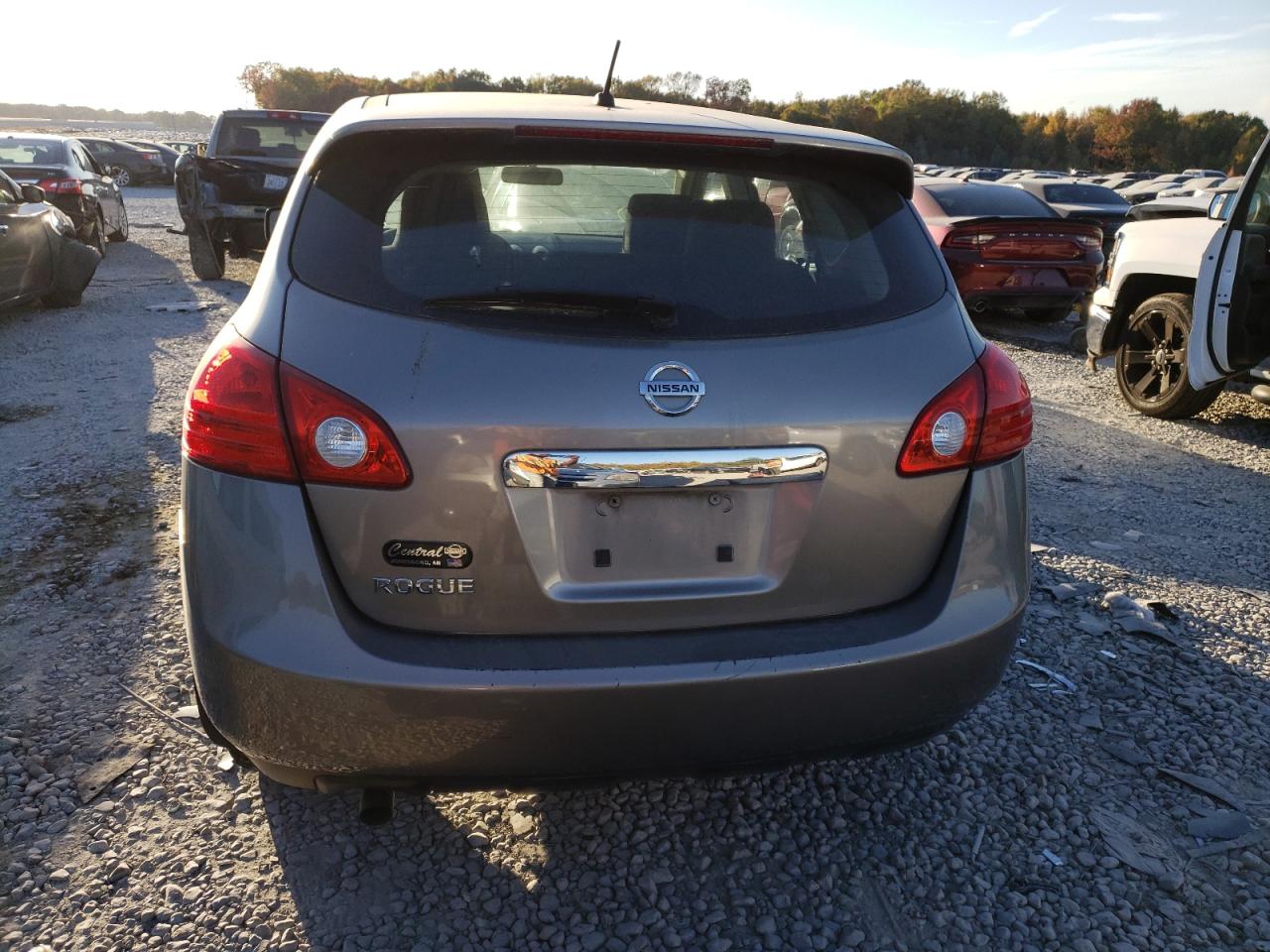 2013 Nissan Rogue S Gray vin: JN8AS5MT2DW018944