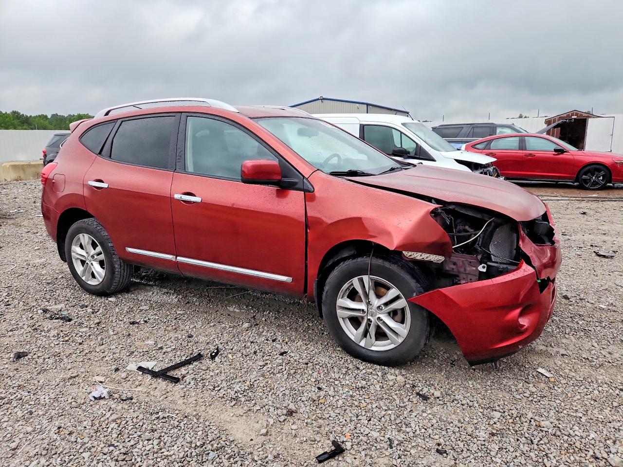 2013 Nissan Rogue S Brown vin: JN8AS5MT2DW019267