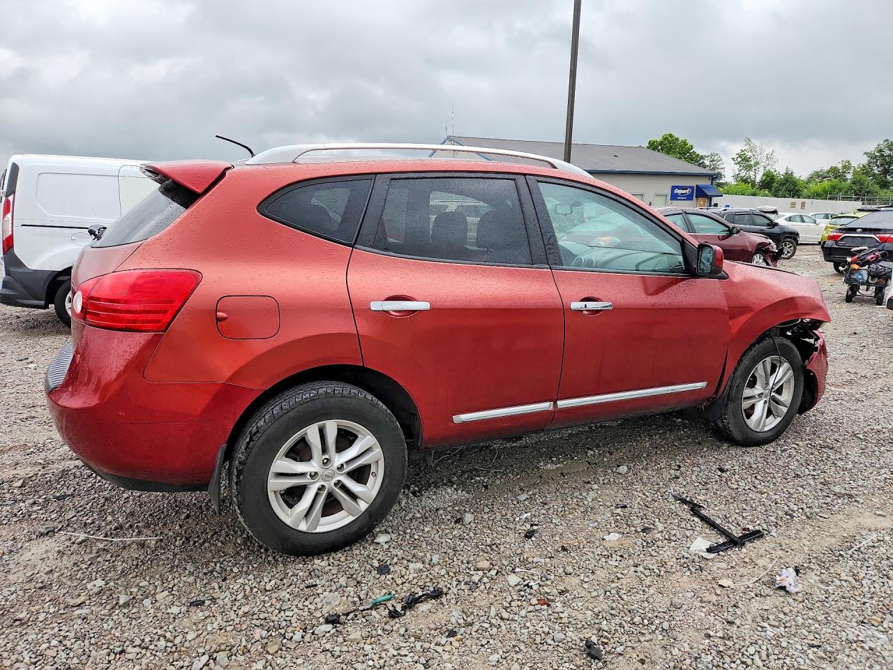 2013 Nissan Rogue S Brown vin: JN8AS5MT2DW019267