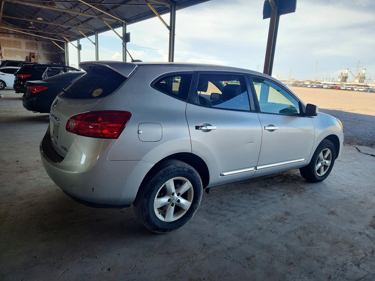 2013 Nissan Rogue S Silver vin: JN8AS5MT2DW024792