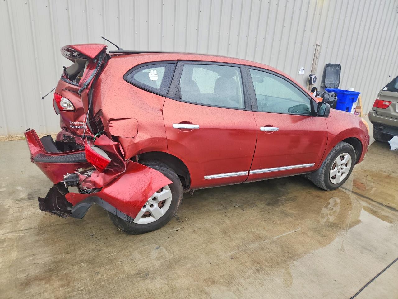 2013 Nissan Rogue S Red vin: JN8AS5MT2DW035131
