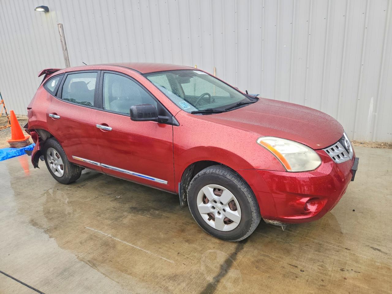 2013 Nissan Rogue S Red vin: JN8AS5MT2DW035131