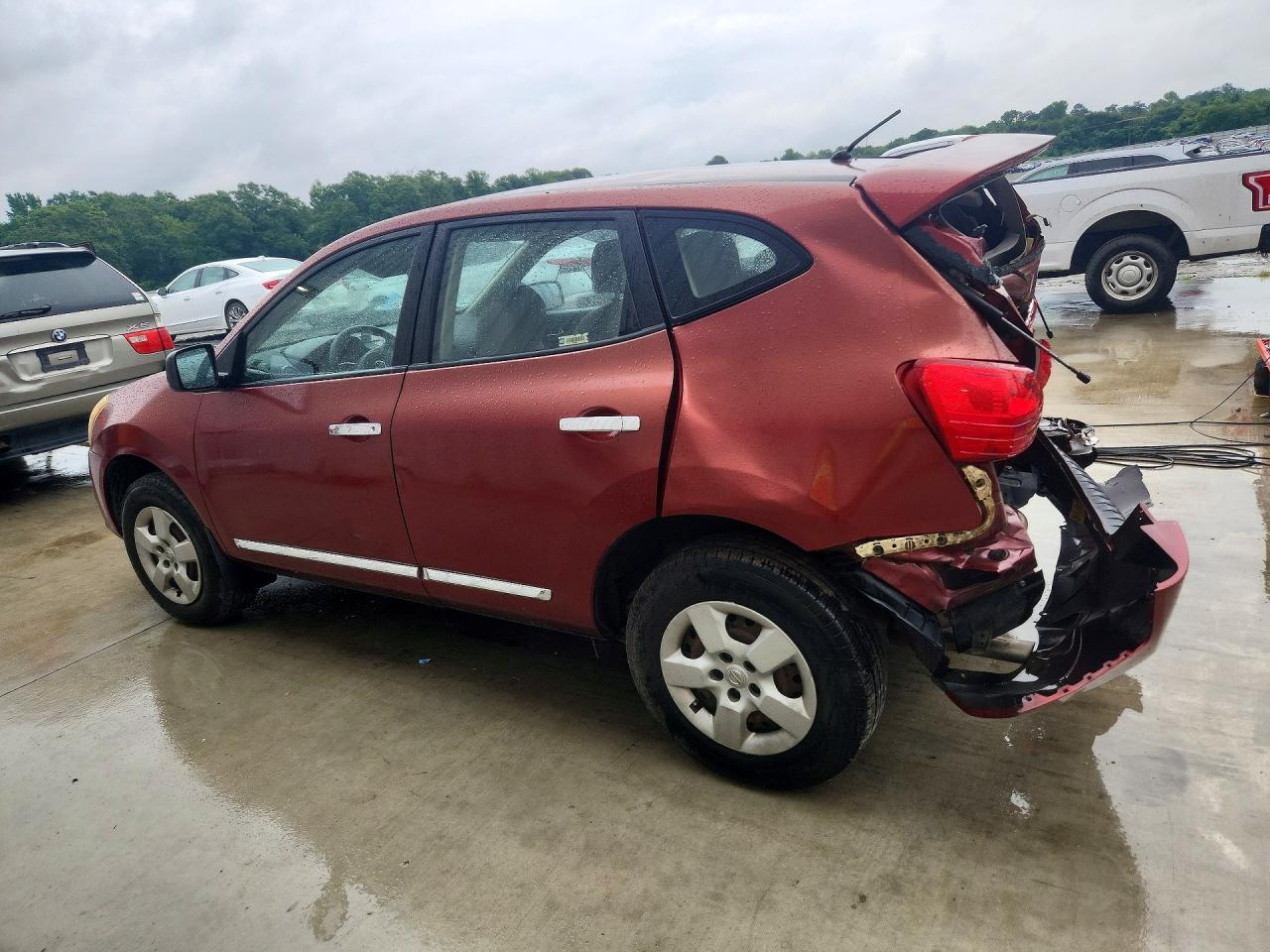 2013 Nissan Rogue S Red vin: JN8AS5MT2DW035131