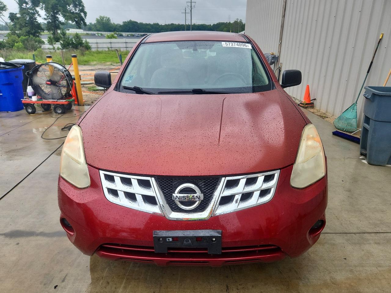 2013 Nissan Rogue S Red vin: JN8AS5MT2DW035131