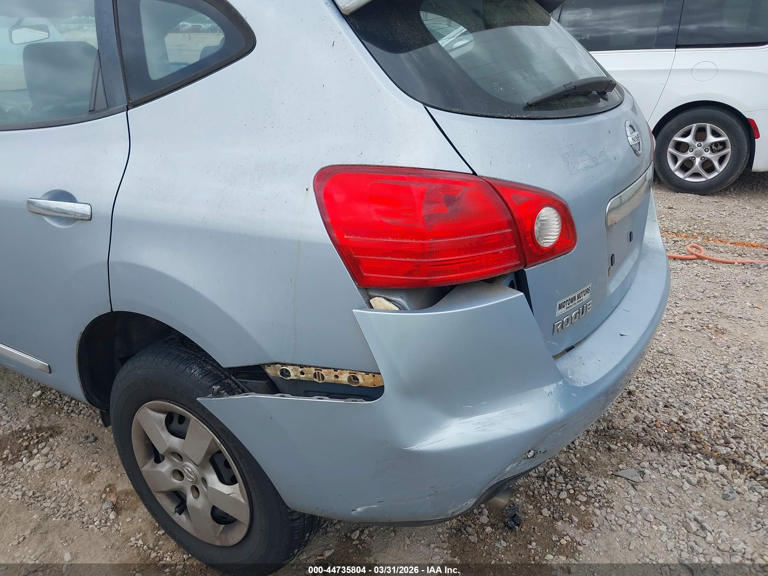 2013 Nissan Rogue S Blue vin: JN8AS5MT2DW037039