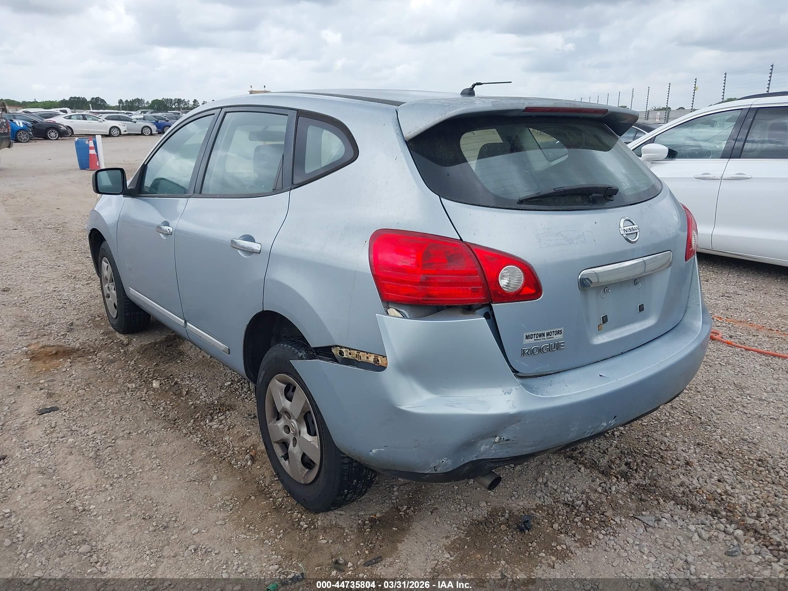 2013 Nissan Rogue S Blue vin: JN8AS5MT2DW037039