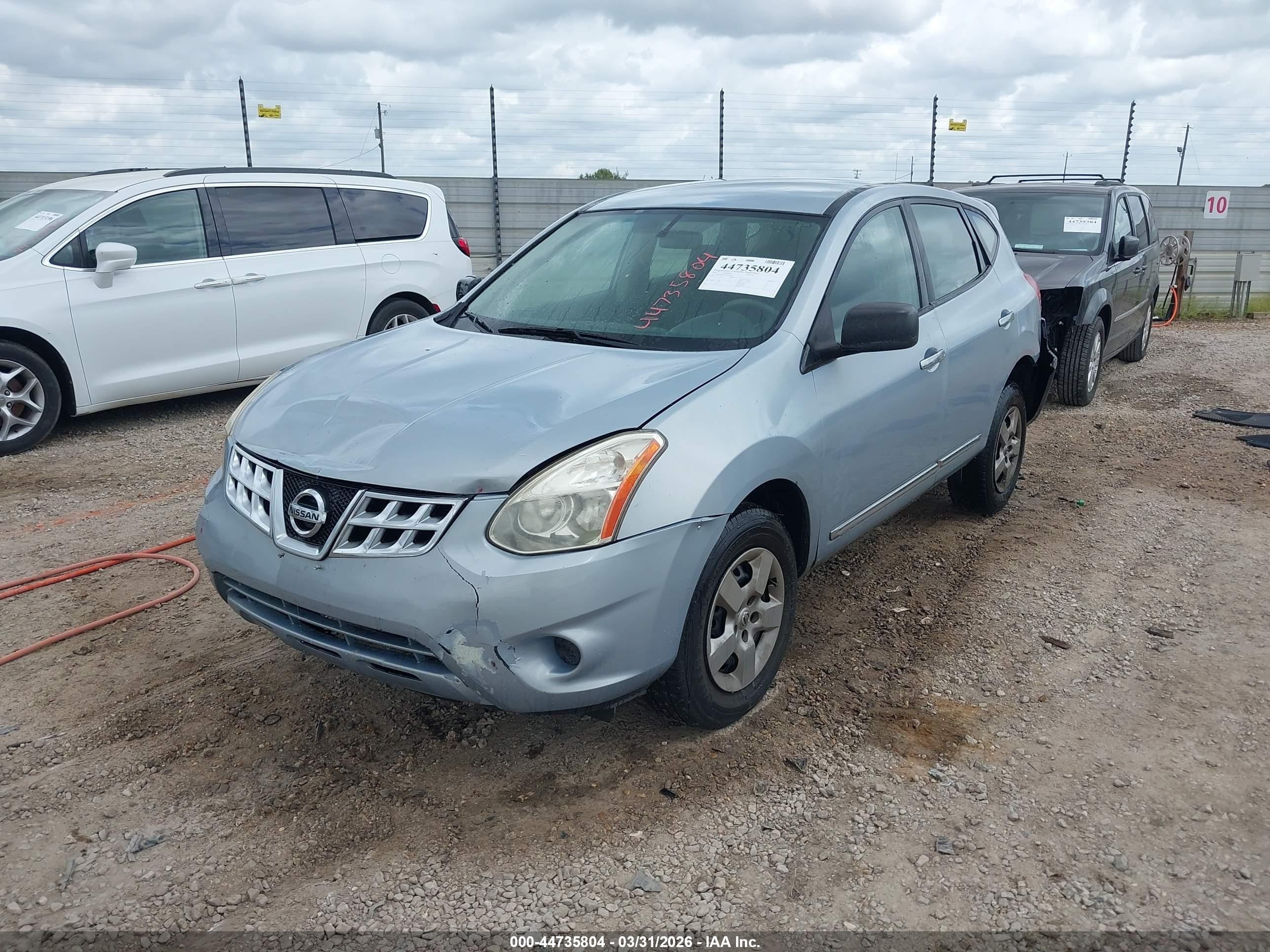 2013 Nissan Rogue S Blue vin: JN8AS5MT2DW037039