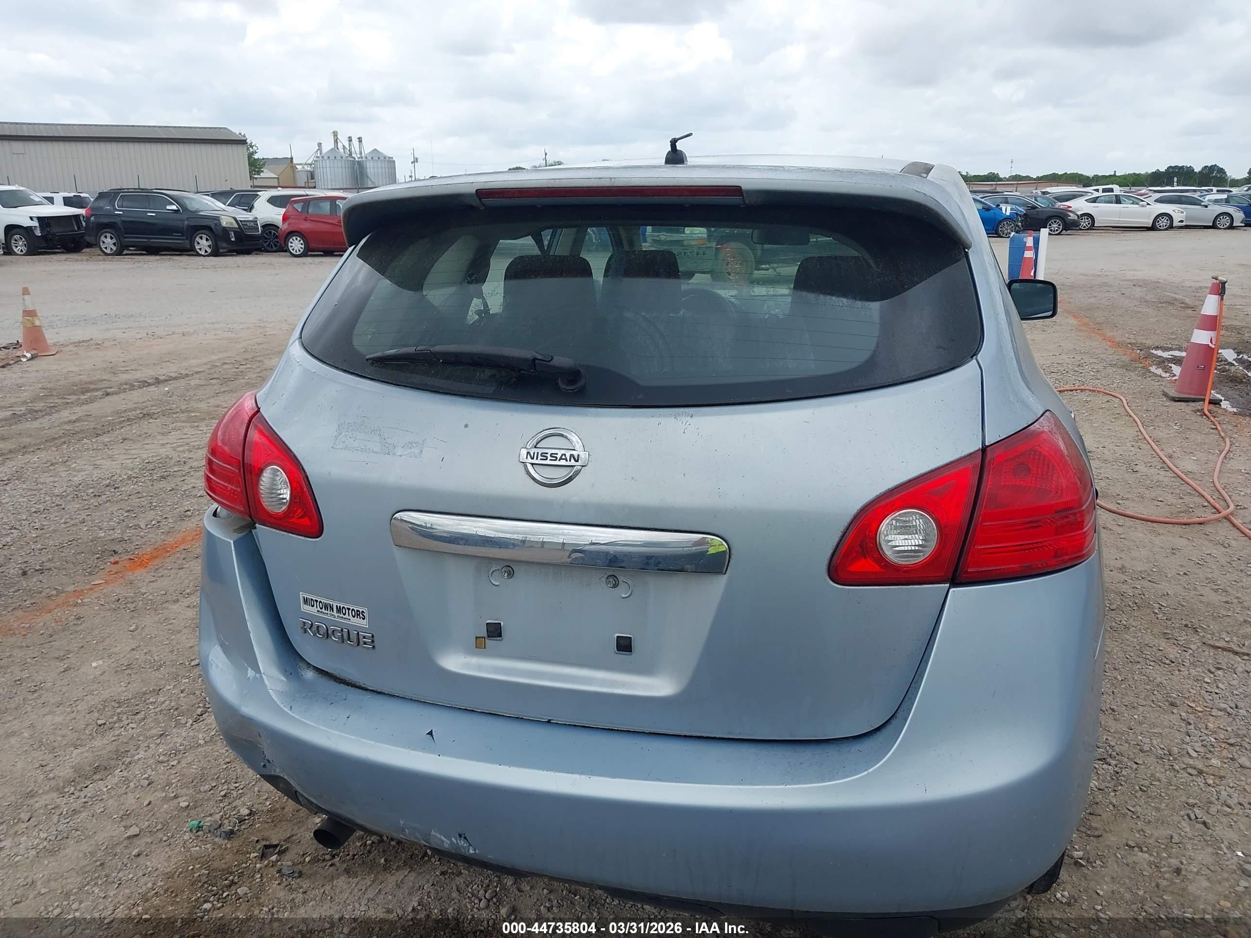 2013 Nissan Rogue S Blue vin: JN8AS5MT2DW037039