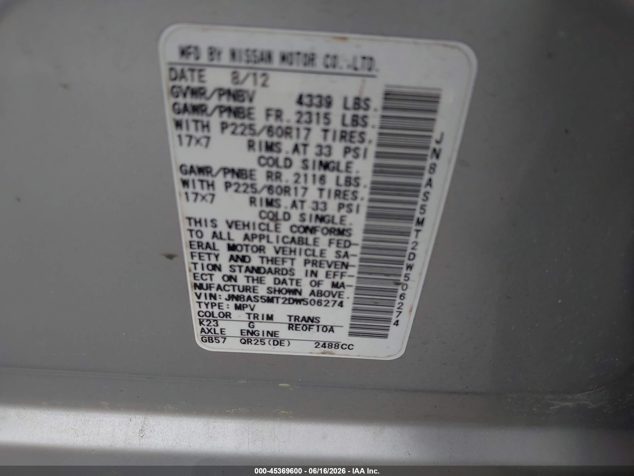 2013 Nissan Rogue Sv Silver vin: JN8AS5MT2DW506274