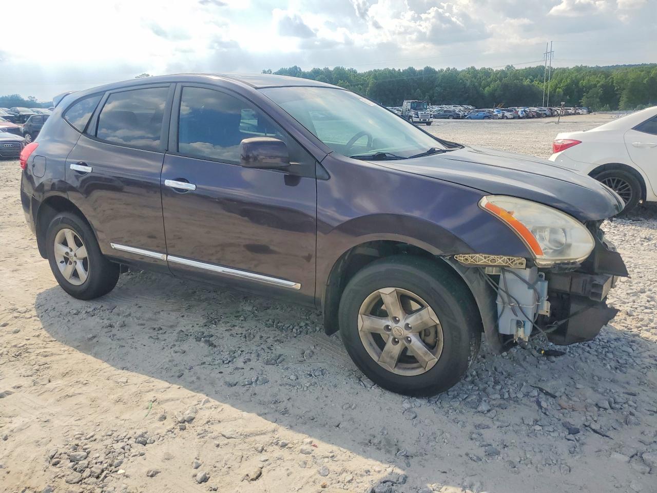 2013 Nissan Rogue S Purple vin: JN8AS5MT2DW509742