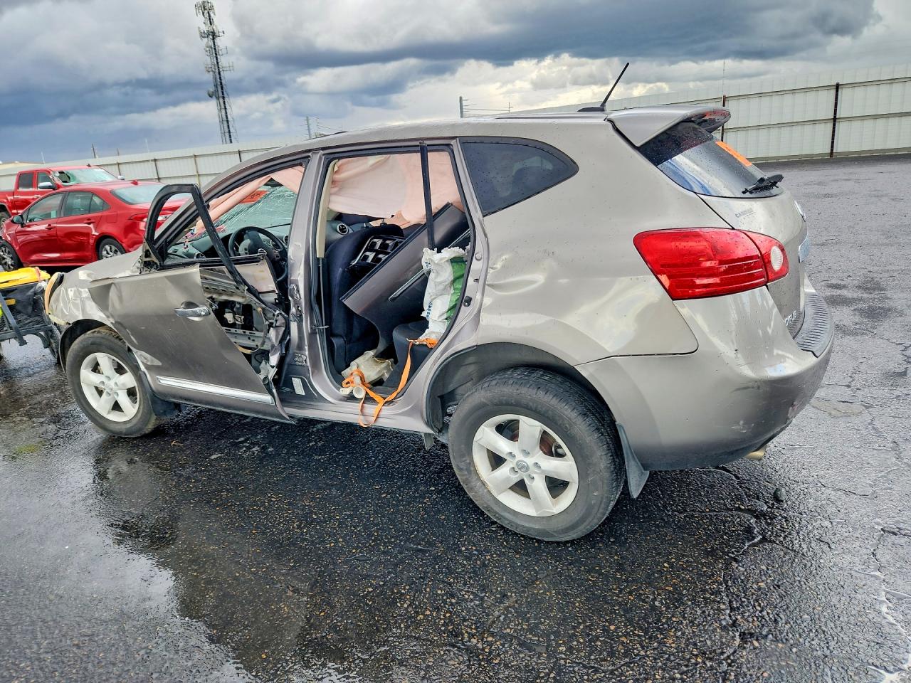 2013 Nissan Rogue S Gray vin: JN8AS5MT2DW513693