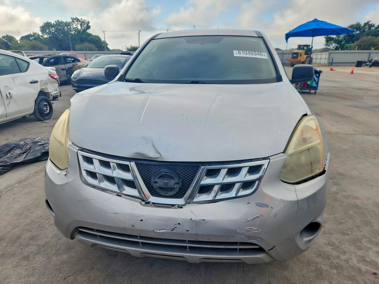 2013 Nissan Rogue S Silver vin: JN8AS5MT2DW519168