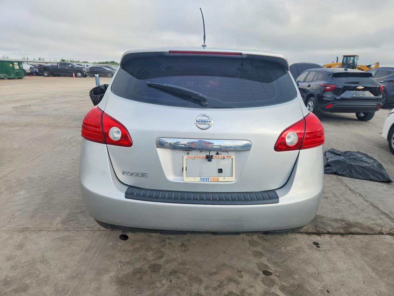 2013 Nissan Rogue S Silver vin: JN8AS5MT2DW519168