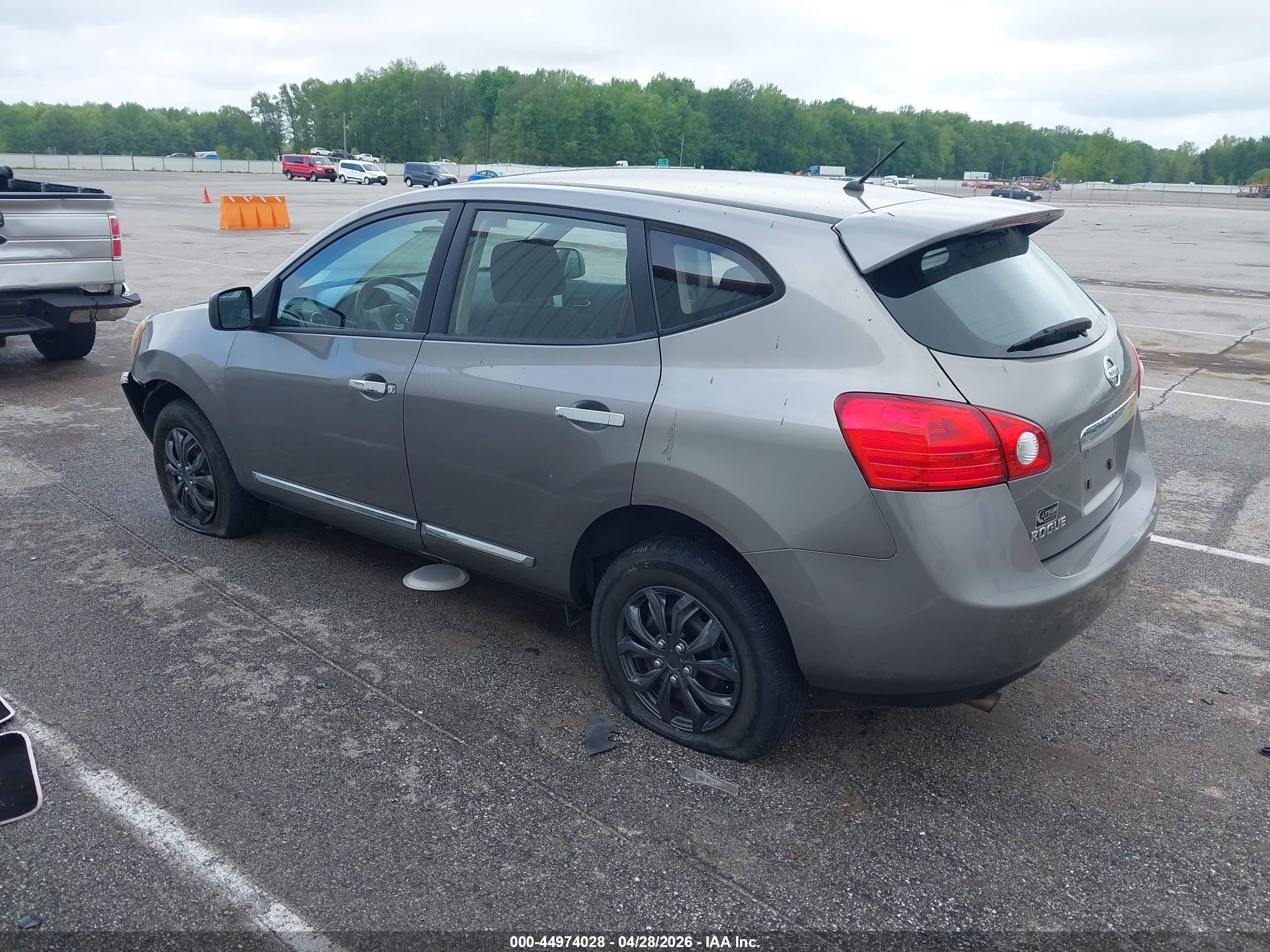 2013 Nissan Rogue S Gray vin: JN8AS5MT2DW519834