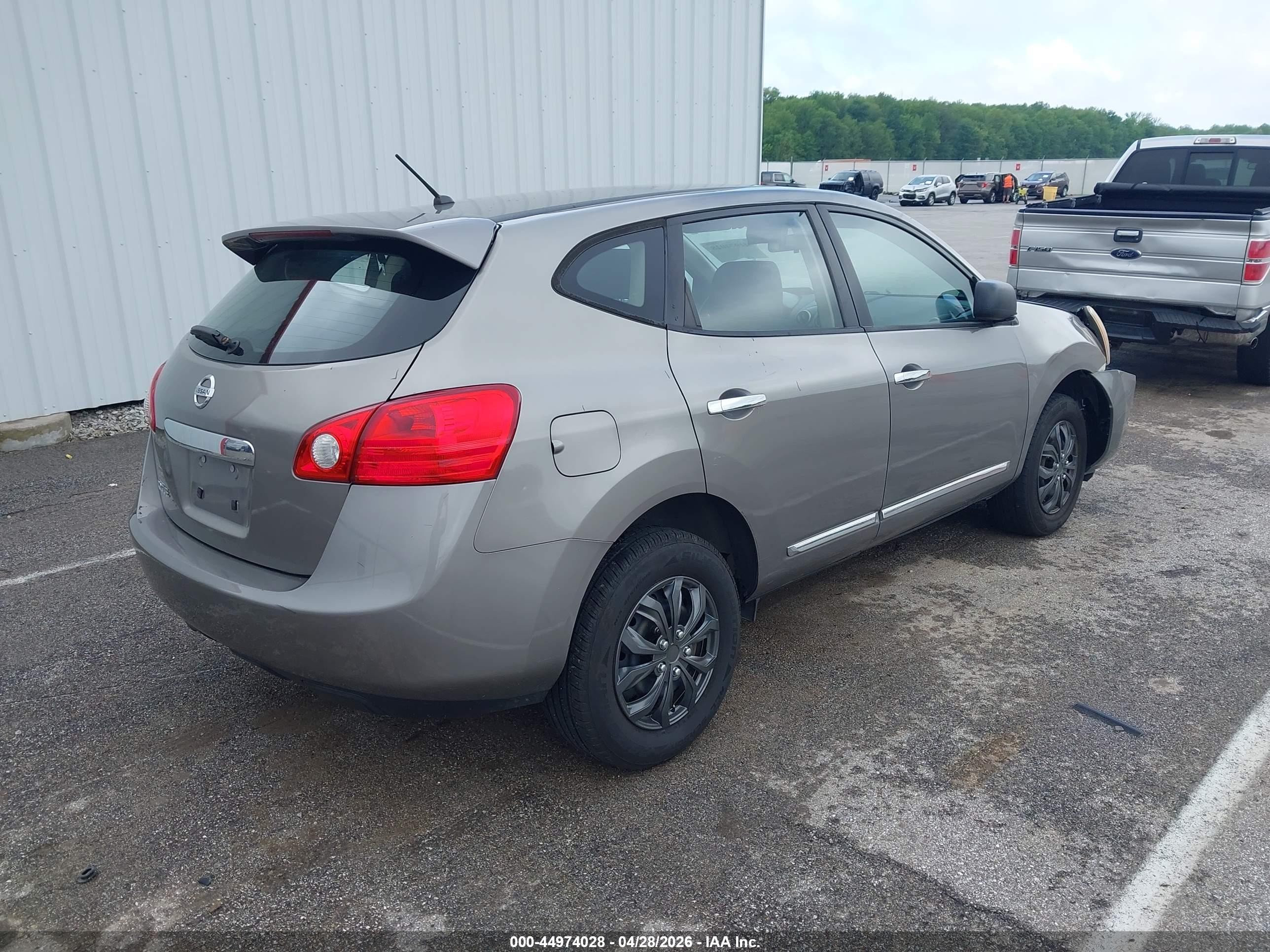 2013 Nissan Rogue S Gray vin: JN8AS5MT2DW519834