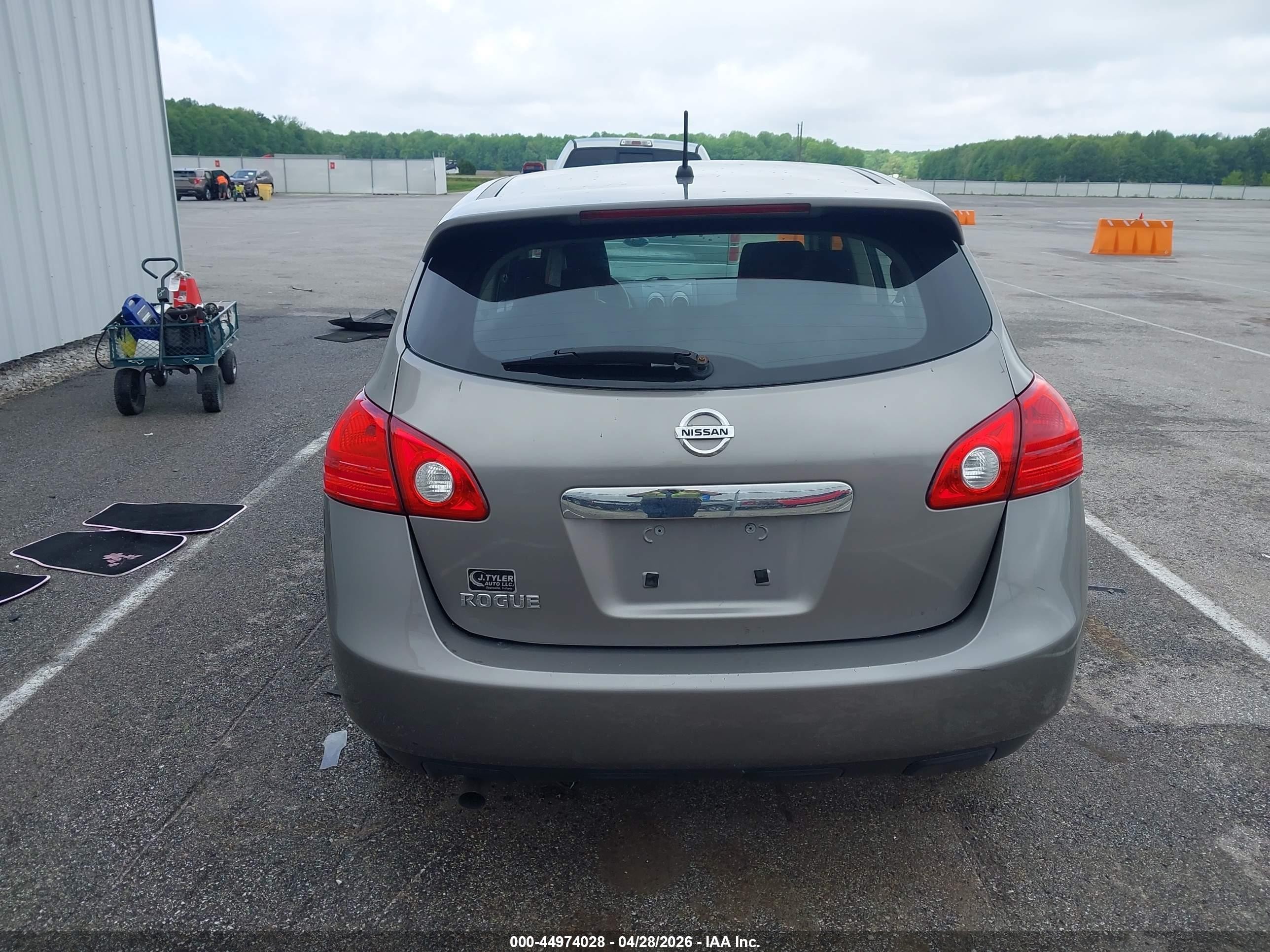2013 Nissan Rogue S Gray vin: JN8AS5MT2DW519834