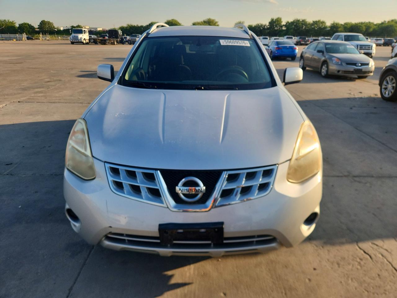 2013 Nissan Rogue S Silver vin: JN8AS5MT2DW521986