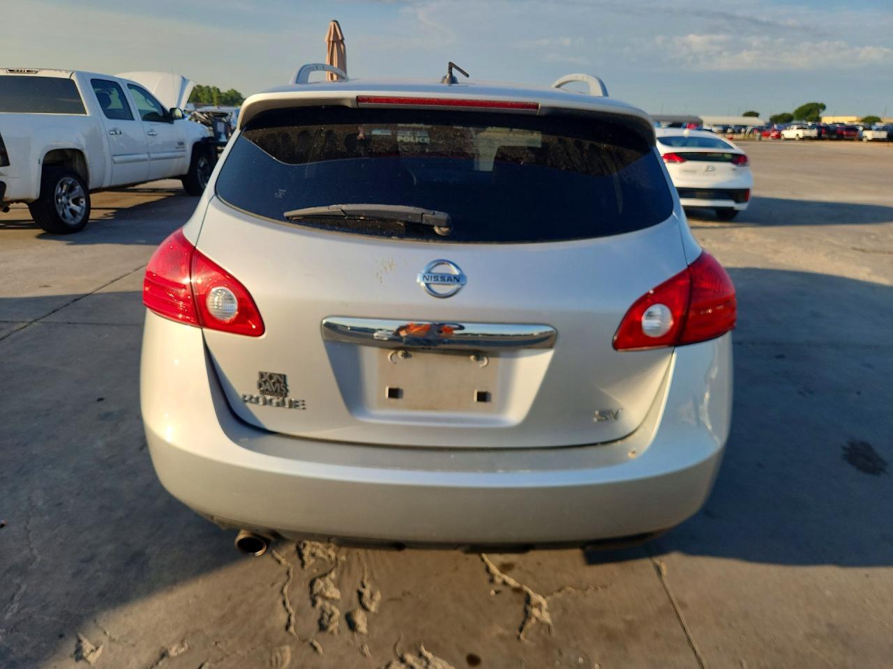 2013 Nissan Rogue S Silver vin: JN8AS5MT2DW521986
