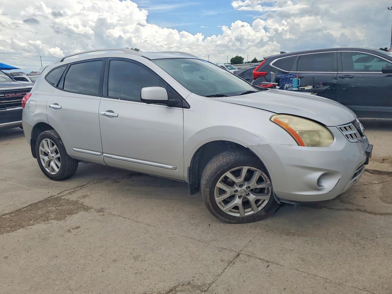 2013 Nissan Rogue S Gray vin: JN8AS5MT2DW524354