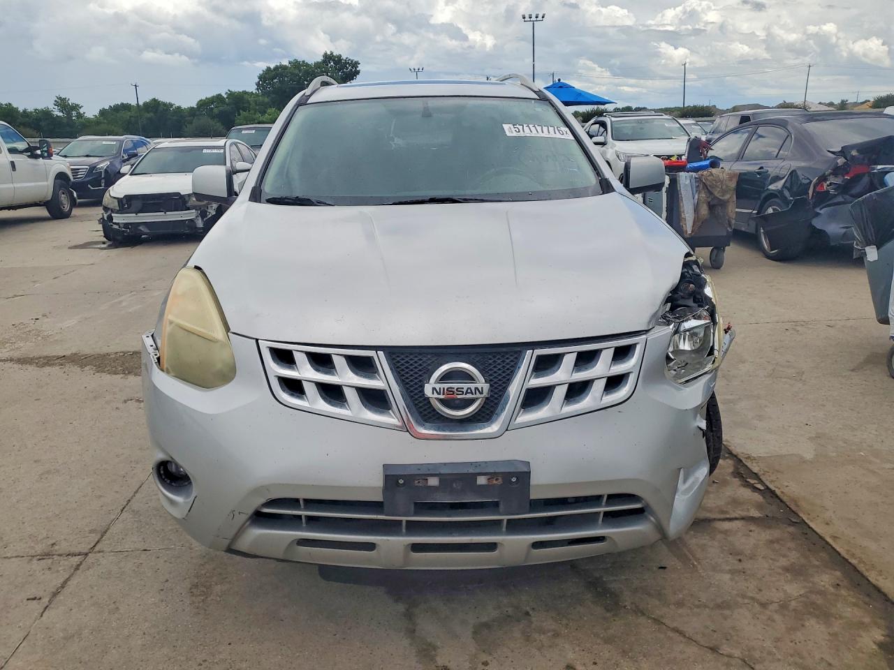 2013 Nissan Rogue S Gray vin: JN8AS5MT2DW524354