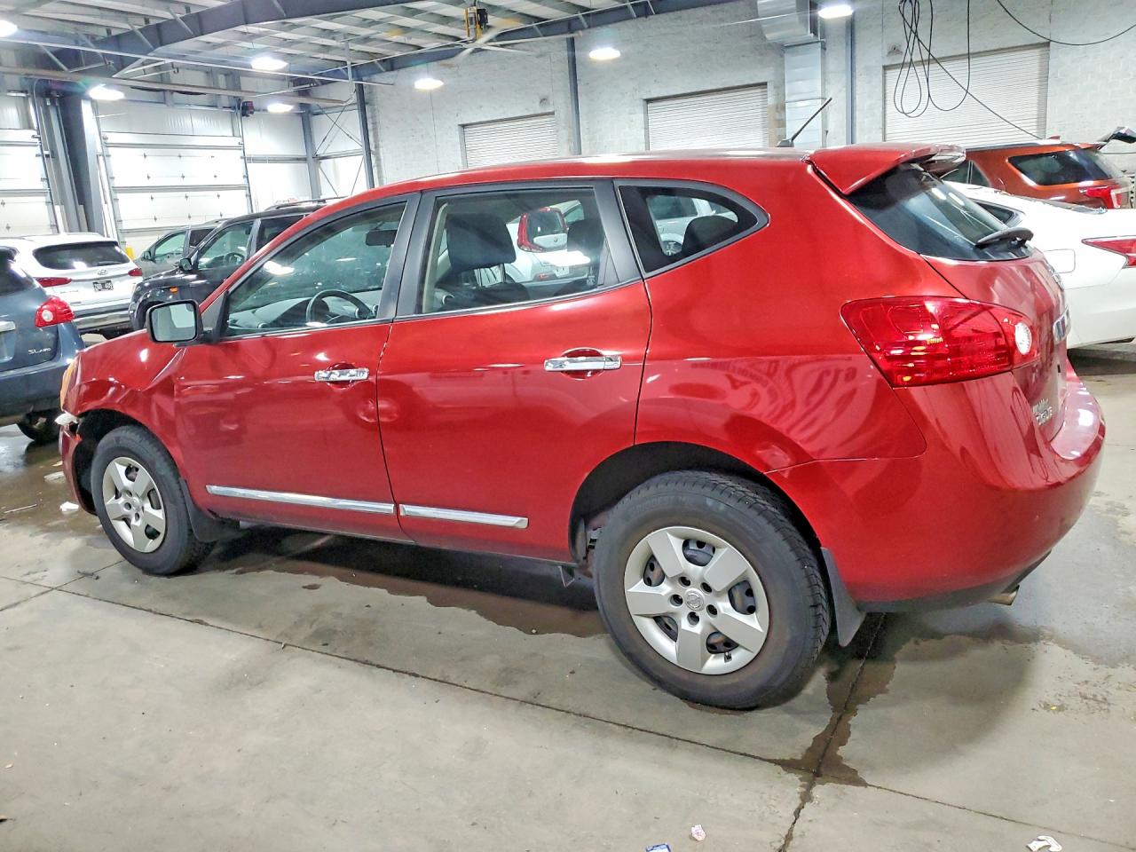 2013 Nissan Rogue S Red vin: JN8AS5MT2DW525035