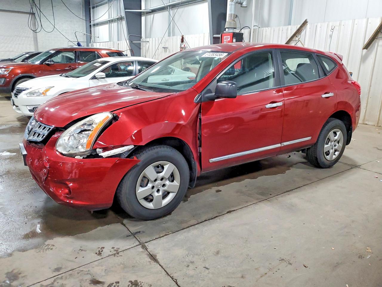 2013 Nissan Rogue S Red vin: JN8AS5MT2DW525035