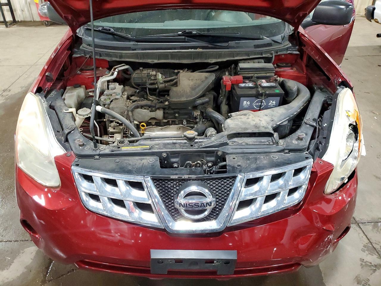 2013 Nissan Rogue S Red vin: JN8AS5MT2DW525035