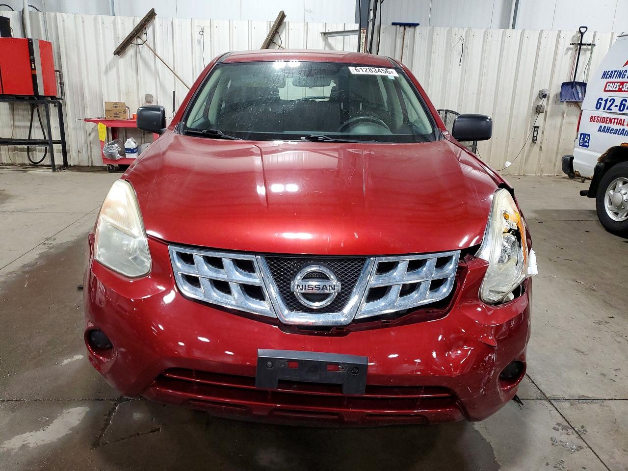2013 Nissan Rogue S Red vin: JN8AS5MT2DW525035