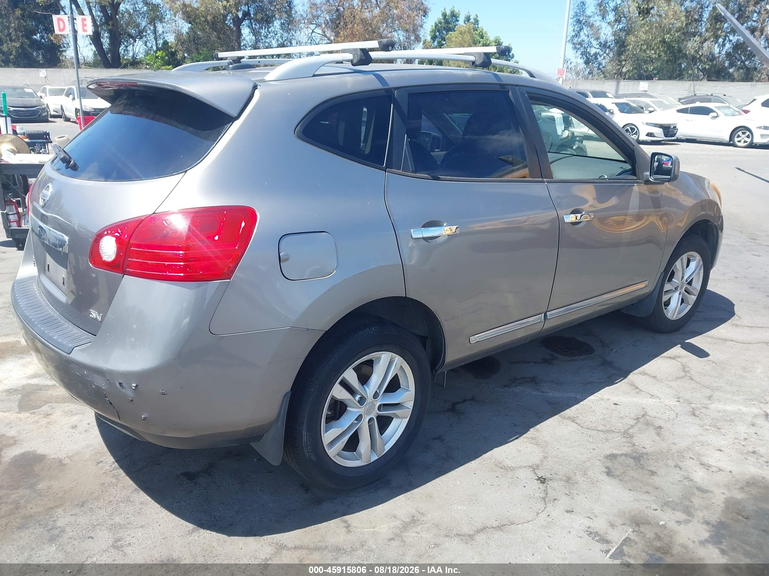 2013 Nissan Rogue Sv Silver vin: JN8AS5MT2DW526329