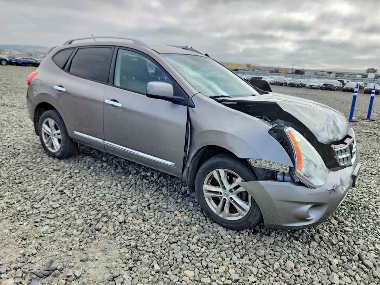 2013 Nissan Rogue S Gray vin: JN8AS5MT2DW529070