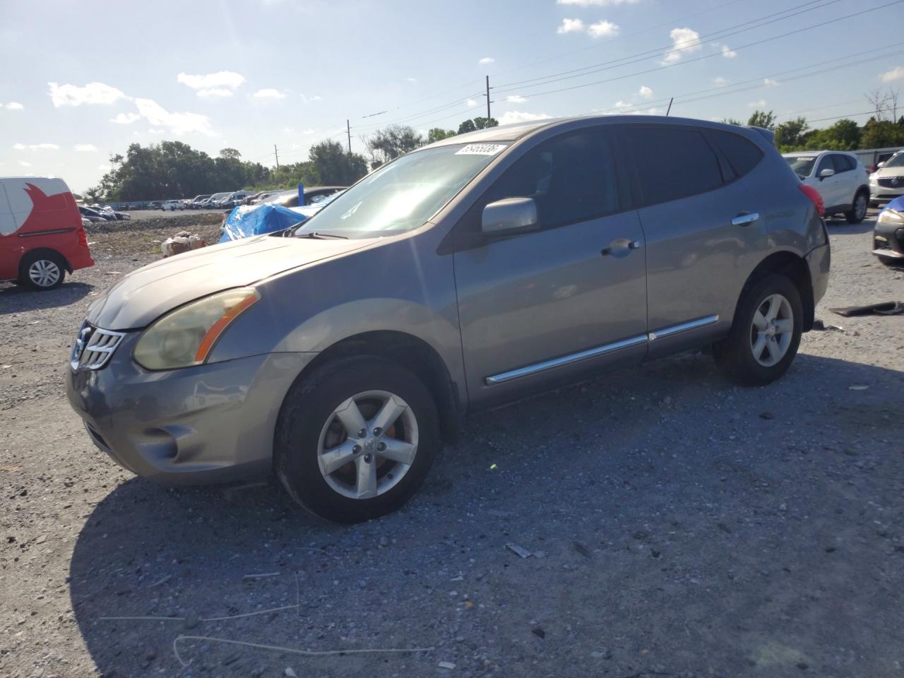 2013 Nissan Rogue S Желто-коричневый vin: JN8AS5MT2DW535256