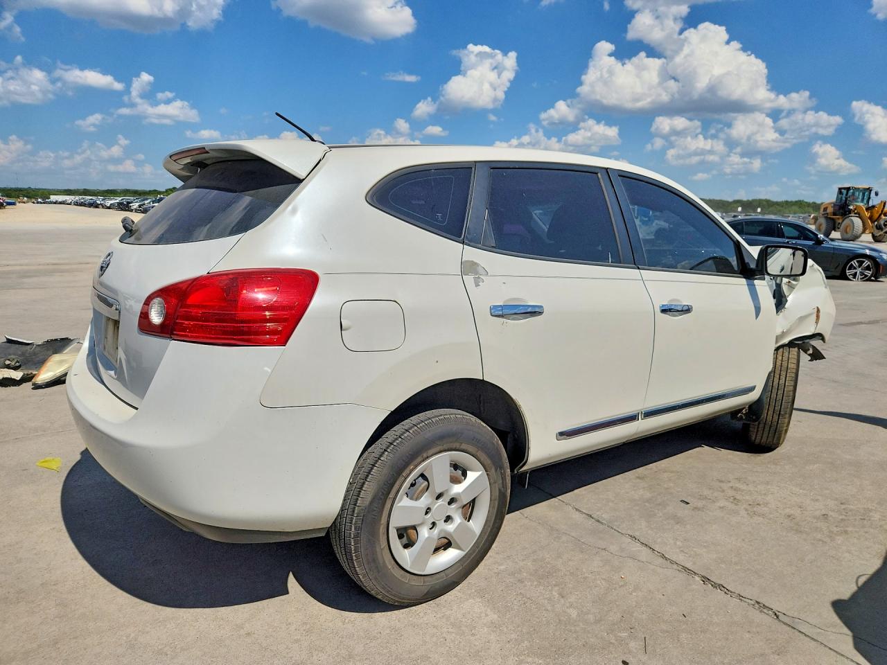 2013 Nissan Rogue S White vin: JN8AS5MT2DW545060