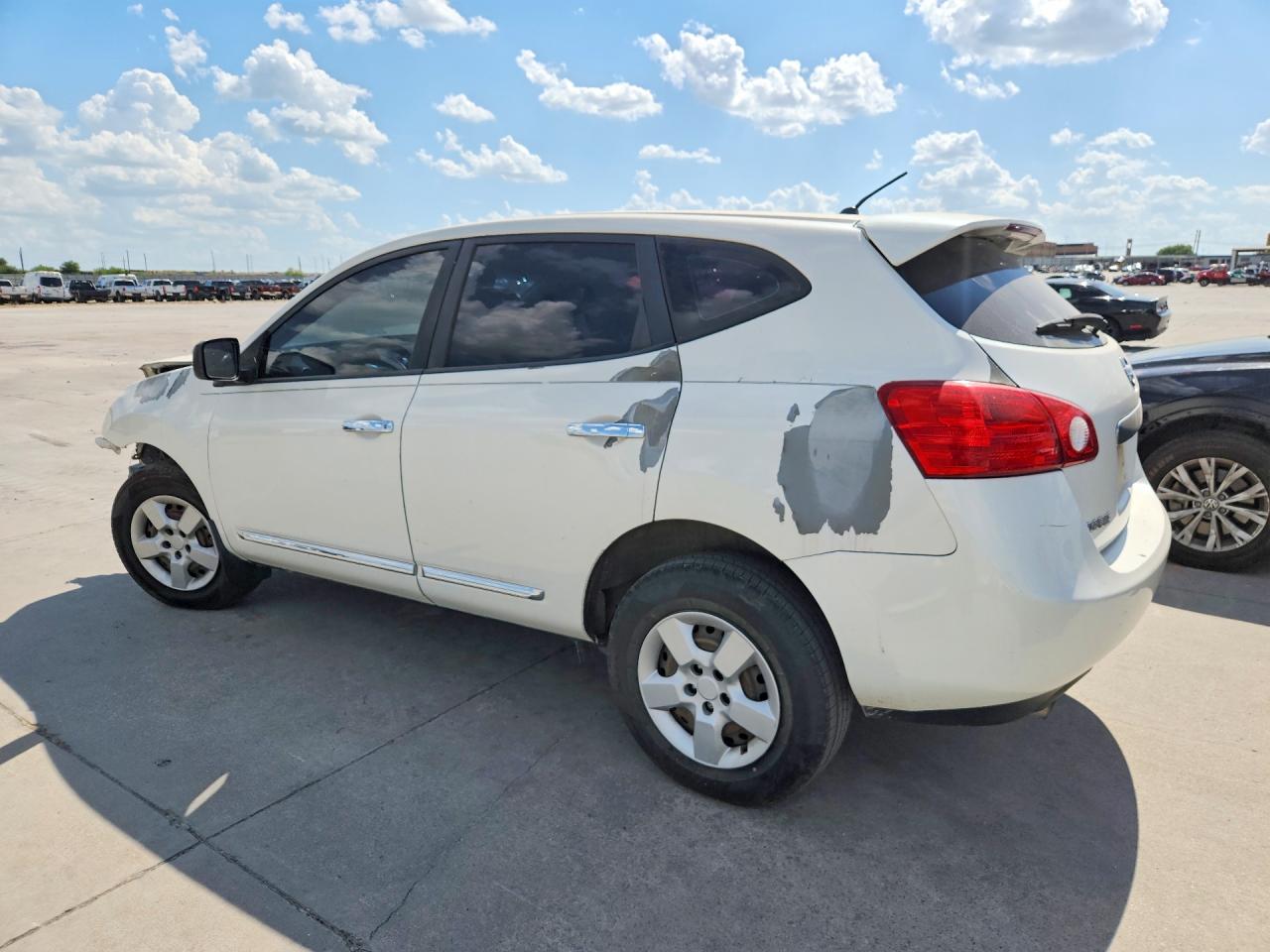 2013 Nissan Rogue S White vin: JN8AS5MT2DW545060