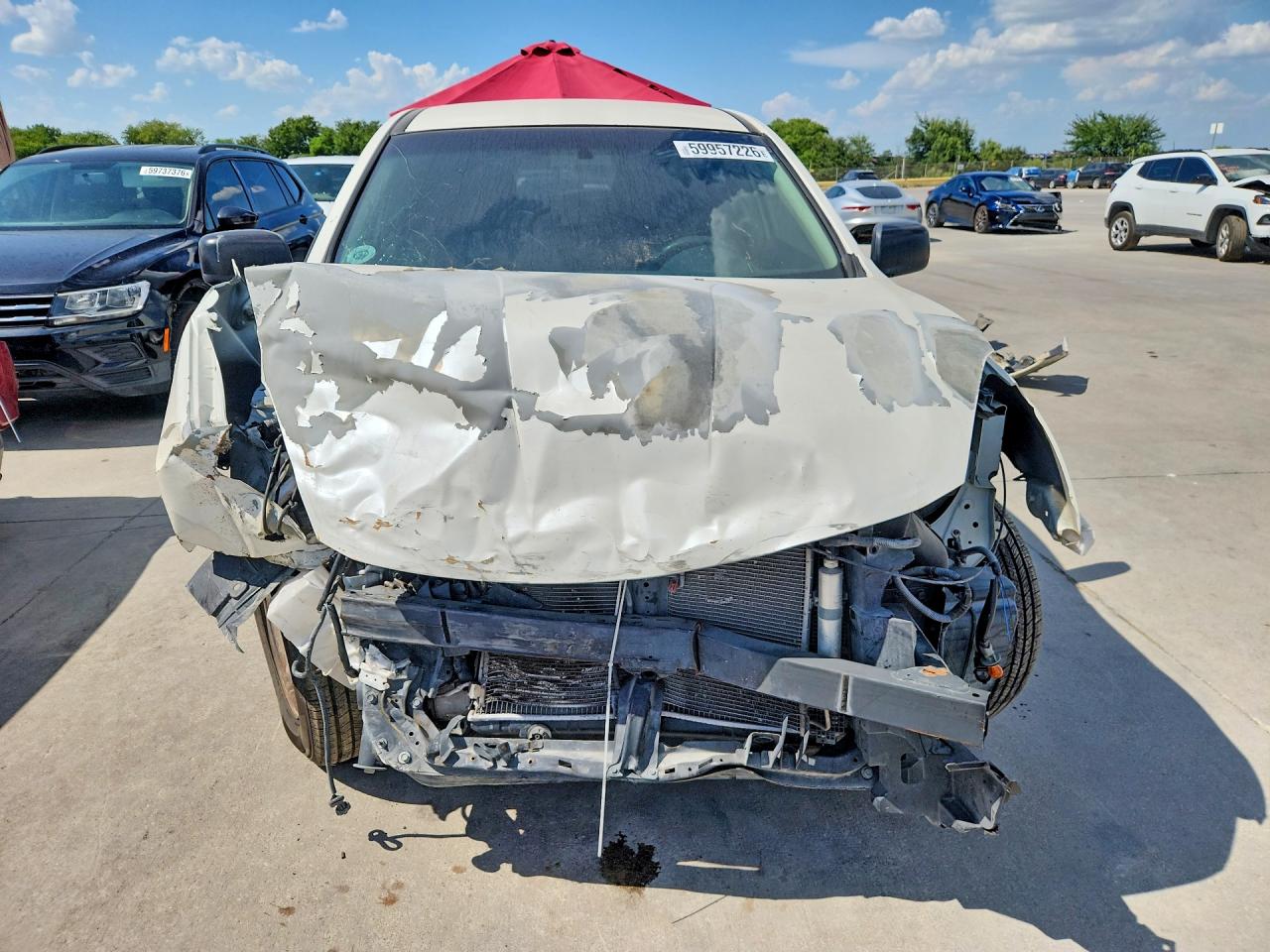 2013 Nissan Rogue S White vin: JN8AS5MT2DW545060