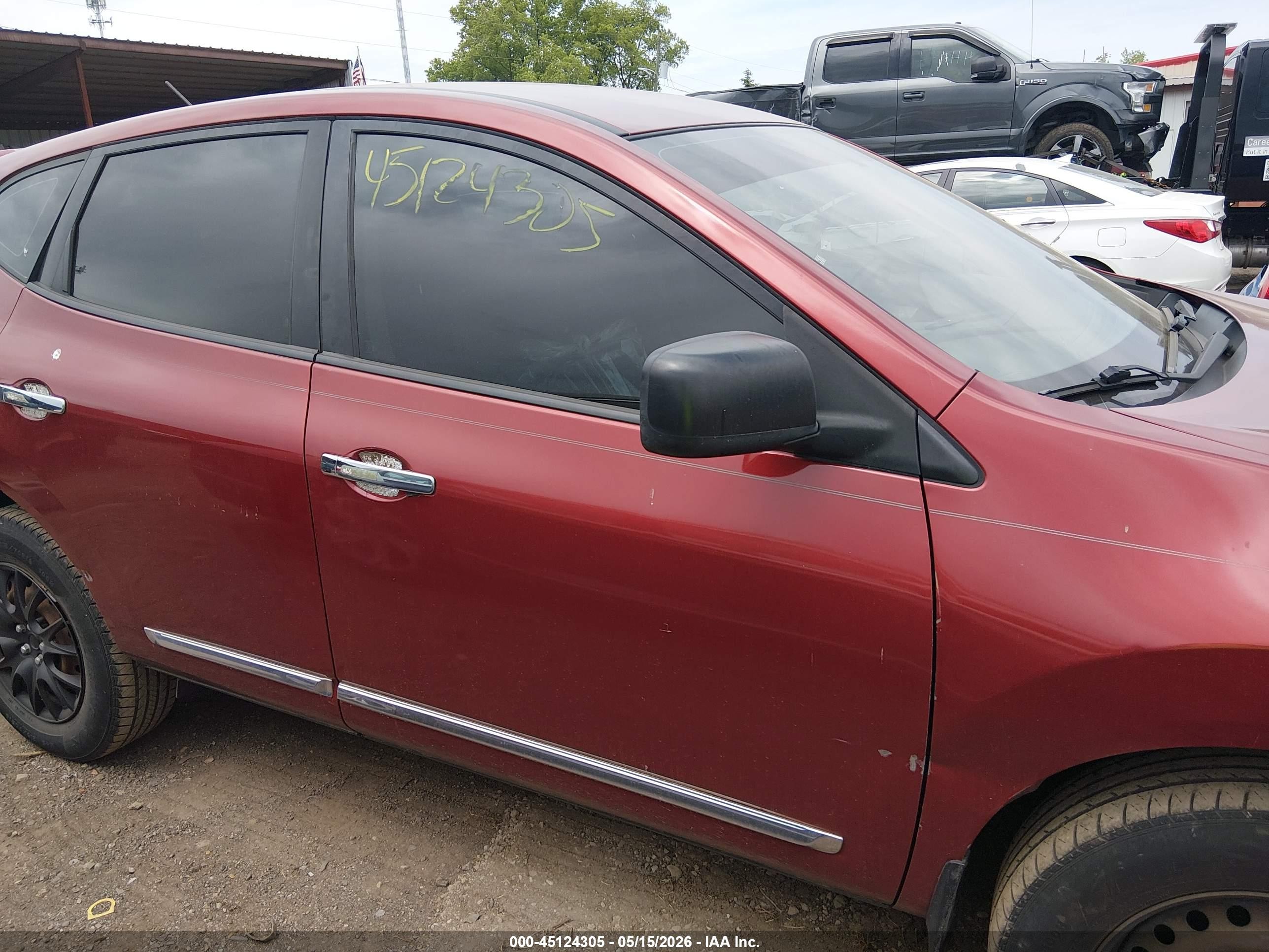 2013 Nissan Rogue S Красный vin: JN8AS5MT2DW546788