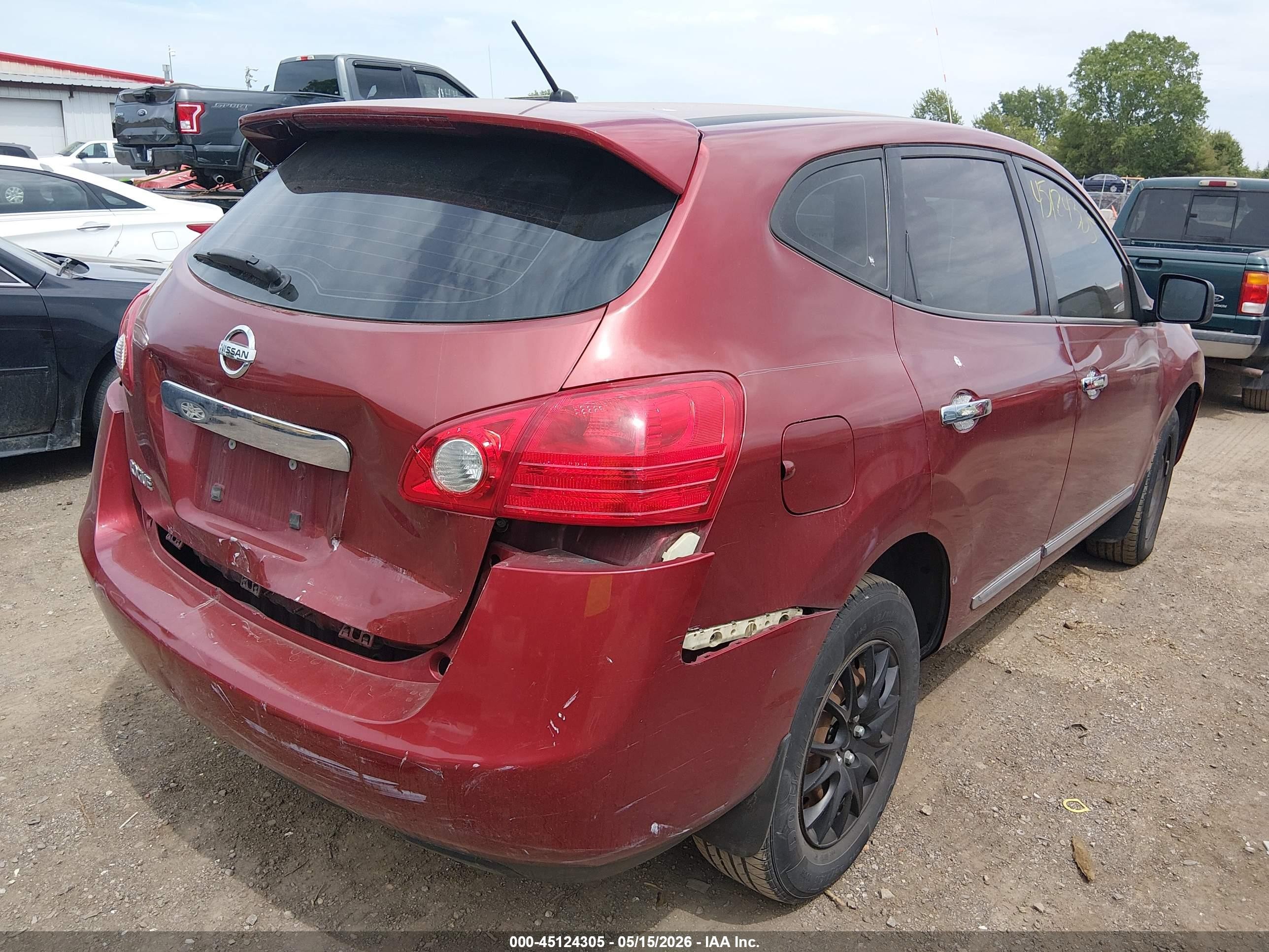 2013 Nissan Rogue S Красный vin: JN8AS5MT2DW546788