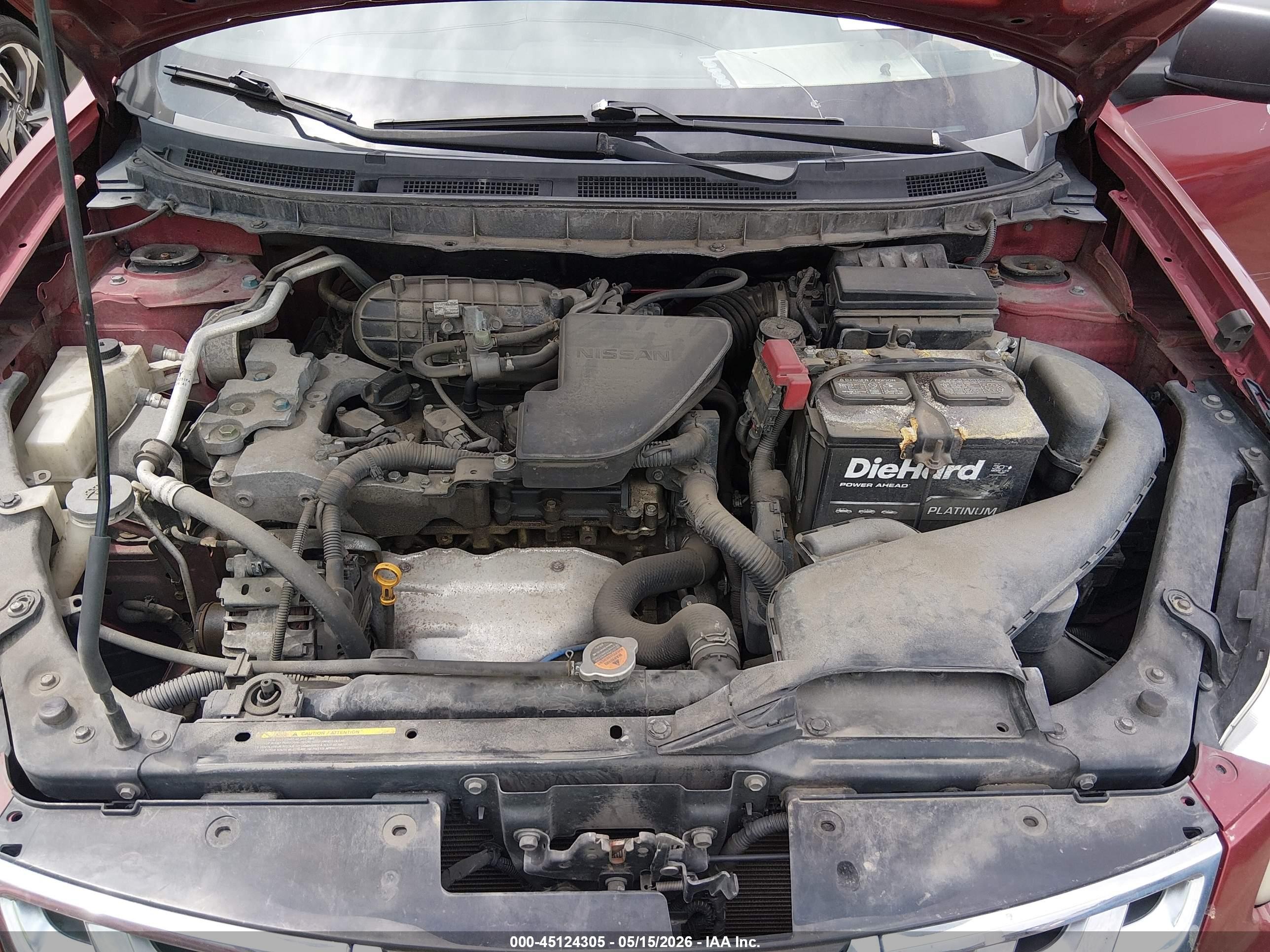 2013 Nissan Rogue S Красный vin: JN8AS5MT2DW546788