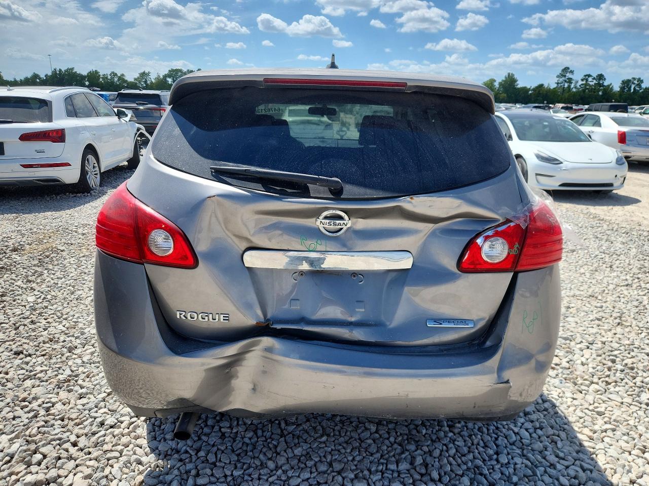 2013 Nissan Rogue S Серый vin: JN8AS5MT2DW554809