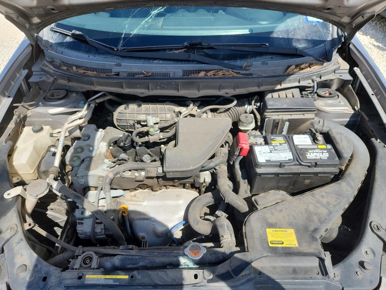 2013 Nissan Rogue S Серый vin: JN8AS5MT2DW554809