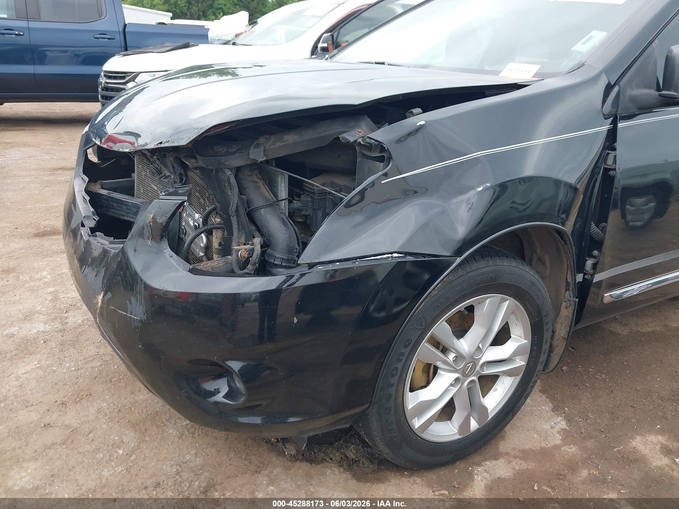 2013 Nissan Rogue S Black vin: JN8AS5MT2DW555104