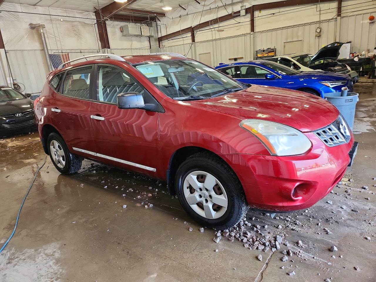 2014 Nissan Rogue Select S Burgundy vin: JN8AS5MT2EW602536