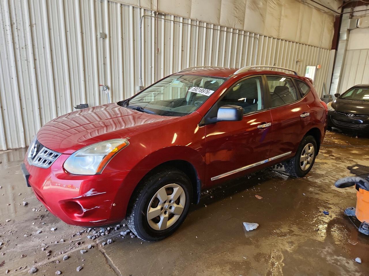 2014 Nissan Rogue Select S Burgundy vin: JN8AS5MT2EW602536